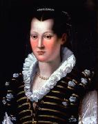 Alessandro Allori Portrat Isabella de Medicis oil painting artist